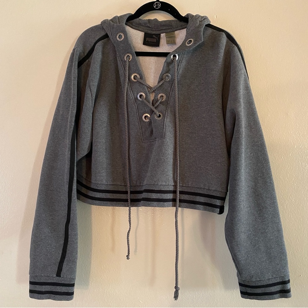 Puma by Rihanna Lace-Up Hoodie